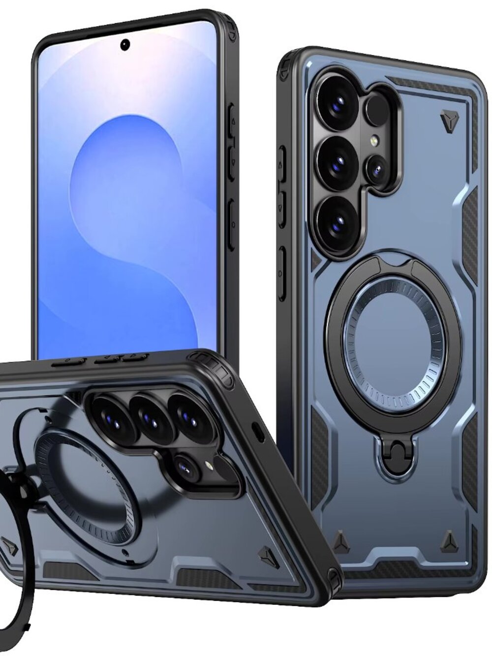 Samsung Galaxy S26 Ultra Rugged Stand Case Military-Grade Shockproof